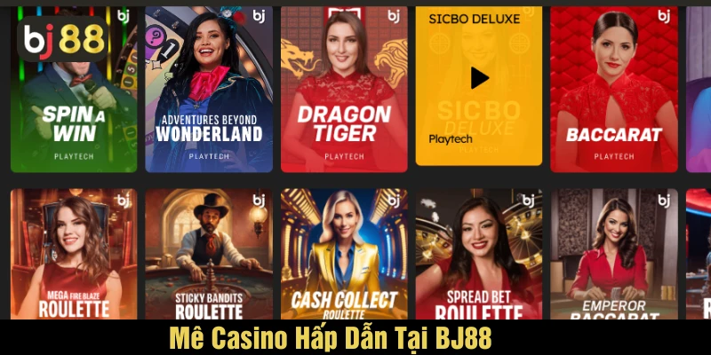 Casino hấp dẫn tại bj88